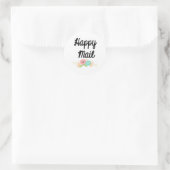 Happy Mail Sticker - Blumendesign!! (Tasche)