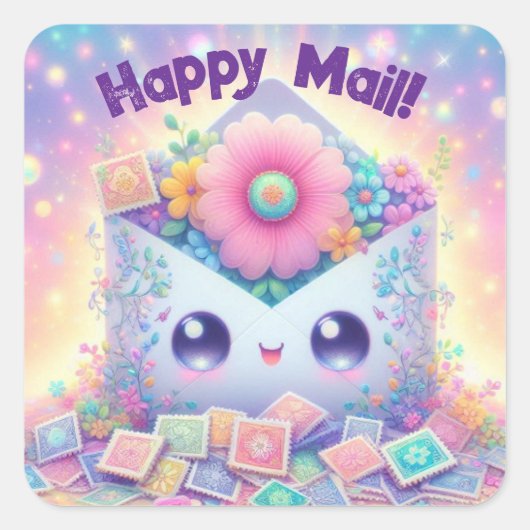 Happy Mail Stickers (Vorderseite)