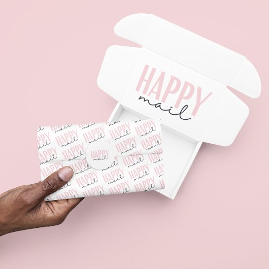 Happy Mail Tissue Paper Seidenpapier
