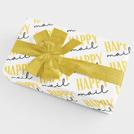 Happy Mail Wrapping Paper Flat Sheet Set 3 Geschenkpapier Set