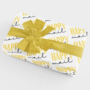 Happy Mail Wrapping Paper Flat Sheet Set 3 Geschenkpapier Set