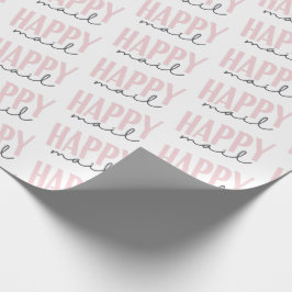 Happy Mail Wrapping Paper Geschenkpapier