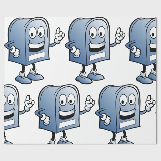 Happy Mailbox Geschenkpapier (Flach)