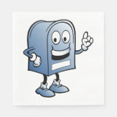 Happy Mailbox Napkins Serviette (Vorderseite)