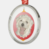 Happy Maltese Weihnachtsschmuck (Links)