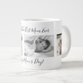 Happy Mama Day Foto Collage Jumbo-Tasse (Vorderseite Rechts)