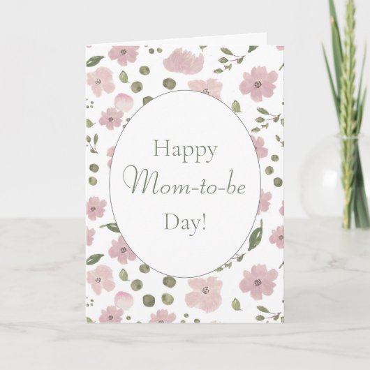 Happy Mama to be Day Mother's Day Card Karte (Vorderseite)