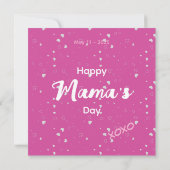Happy Mama's Day - Funny Cat Card Einladung (Rückseite)