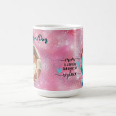 Happy Mamas Tag Glitzer Foto Tasse Mütter Tagesges (Mittel)