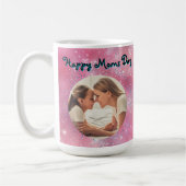 Happy Mamas Tag Glitzer Foto Tasse Mütter Tagesges (Links)