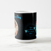 Happy Mamas Tag Glitzer Foto Tasse Mütter Tagesges (Mittel)