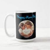 Happy Mamas Tag Glitzer Foto Tasse Mütter Tagesges (Links)