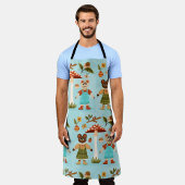 Happy man apron design  schürze