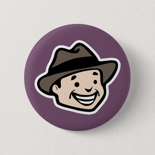 Happy Man Button (Vorderseite)