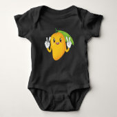 Happy Mango Sommer Obst Lover Baby Strampler (Vorderseite)
