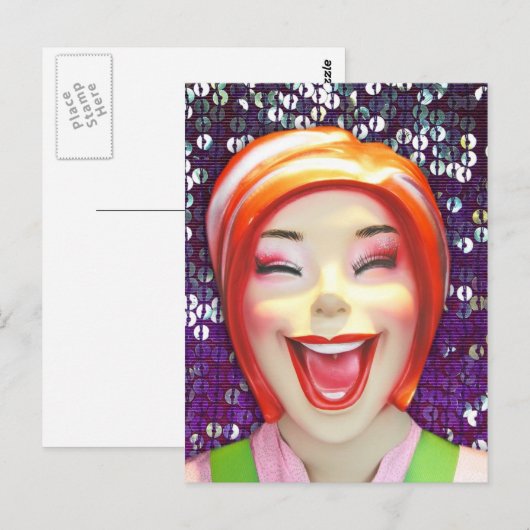 Happy Mannequin 8 Pk. Postkarten (Vorne/Hinten)