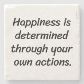 Happy Marble Stone Untersetzer (Vorderseite)