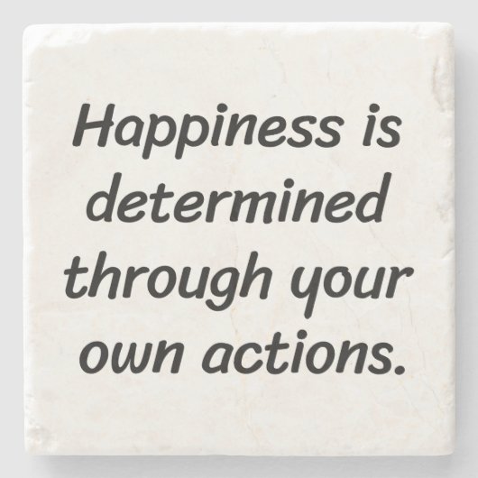 Happy Marble Stone Untersetzer (Vorderseite)