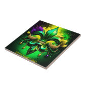 Happy Mardi Gras 2024 Fliese (Seite)