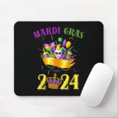 Happy Mardi Gras 2024 T-Shirt Karneval Mardi Gras  Mousepad (Mit Mouse)