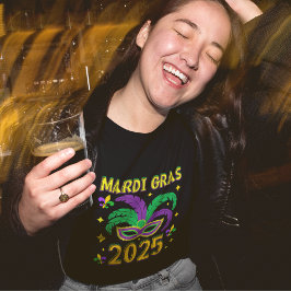 Happy Mardi Gras 2025 Tri-Blend Shirt