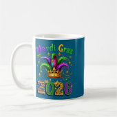 Happy Mardi Gras 2026 Jester Hat Men Women Kid Car Kaffeetasse (Links)