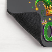 Happy Mardi Gras 2026 Jester Hat Men Women Kid Car Mousepad (Ecke)