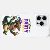 Happy Mardi Gras Alligator Case-Mate iPhone Hülle (Rückseite (Horizontal))