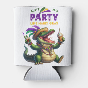 Happy Mardi Gras Alligator Dosenkühler