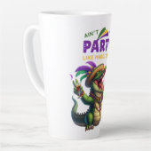 Happy Mardi Gras Alligator Milchtasse (Linke Ecke)