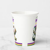 Happy Mardi Gras Alligator Pappbecher (Links)