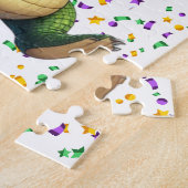 Happy Mardi Gras Alligator Puzzle (Seite)
