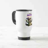 Happy Mardi Gras Alligator Reisebecher (Vorderseite Links)