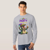 Happy Mardi Gras Alligator T-Shirt (Vorne ganz)