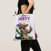 Happy Mardi Gras Alligator Tasche (Von Nahem)