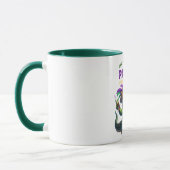 Happy Mardi Gras Alligator Tasse (Links)