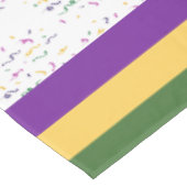 Happy Mardi Gras Alligator Tischdecke (Schrägansicht)