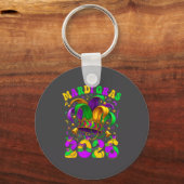 Happy Mardi Gras Carnival Mardi Gras 2026 Jester M Schlüsselanhänger (Vorderseite)