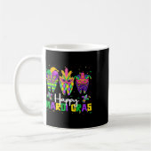 Happy Mardi Gras Dental Squad Dentist Teeth Carniv Kaffeetasse (Links)