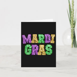 Happy Mardi Gras Fat Dienstag Karneval Festival Pa Karte