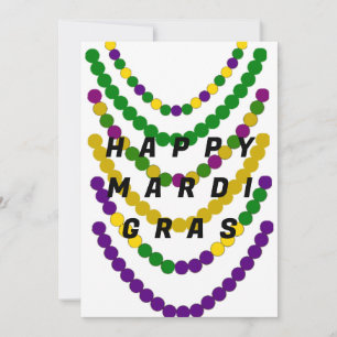 Happy Mardi Gras Feiertagskarte