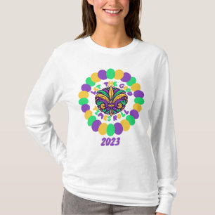 Happy Mardi Gras fleur-de-lis T-Shirt