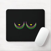 Happy Mardi Gras Funny Mardi Mousepad (Mit Mouse)