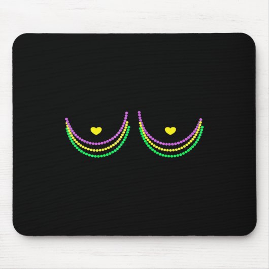 Happy Mardi Gras Funny Mardi Mousepad (Vorne)