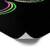 Happy Mardi Gras Funny Mardi Poster (Ecke)