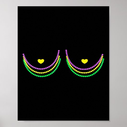 Happy Mardi Gras Funny Mardi Poster (Vorne)