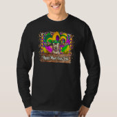 Happy Mardi Gras Goat Crawfish Leopard For Man Wom T-Shirt (Vorderseite)