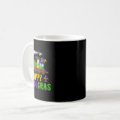 Happy Mardi Gras Jester Train Carnival Parade Teil Kaffeetasse (Vorderseite Links)