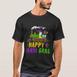 Happy Mardi Gras Jester Train Carnival Parade Teil T-Shirt