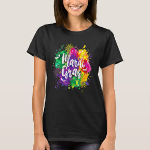 Happy Mardi Gras Karneval Party 2023 Männer Frauen T-Shirt